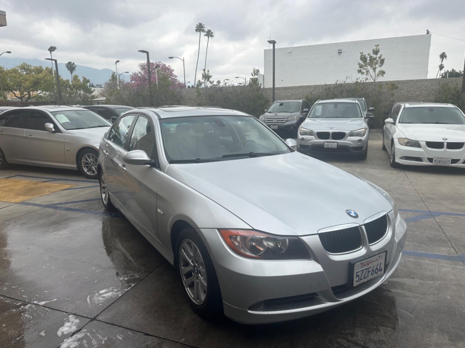 2007 Silver Metallic /Gray BMW 3-Series Leather (WBAVC53597F) with an 6 cylinder engine, Automatic transmission, located at 30 S. Berkeley Avenue, Pasadena, CA, 91107, (626) 248-7567, 34.145447, -118.109398 - Photo #5